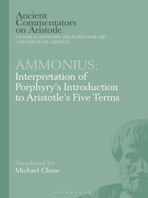 cover image of Ammonius